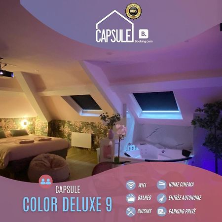 Capsule Color Deluxe Balneo I Ecran Home Cinema I Console De Jeux Trith-Saint-Leger Luaran gambar