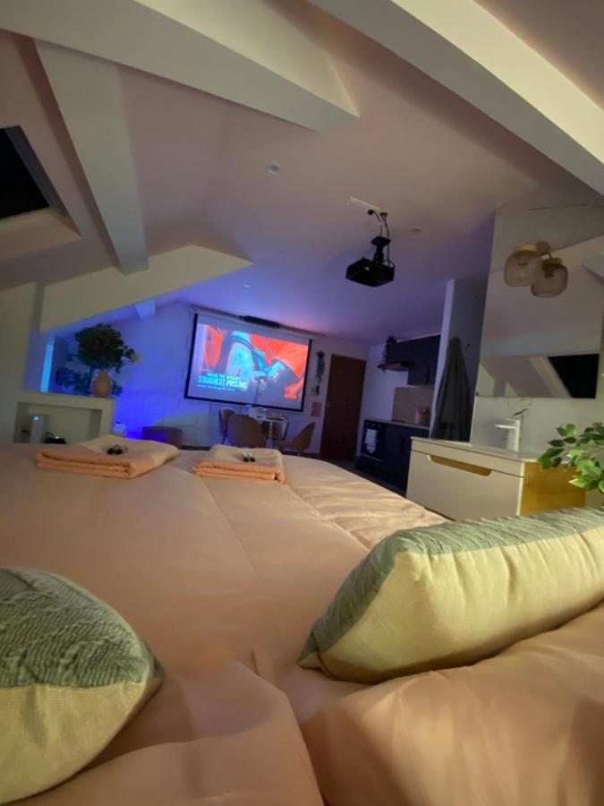 Capsule Color Deluxe Balneo I Ecran Home Cinema I Console De Jeux Trith-Saint-Leger Luaran gambar