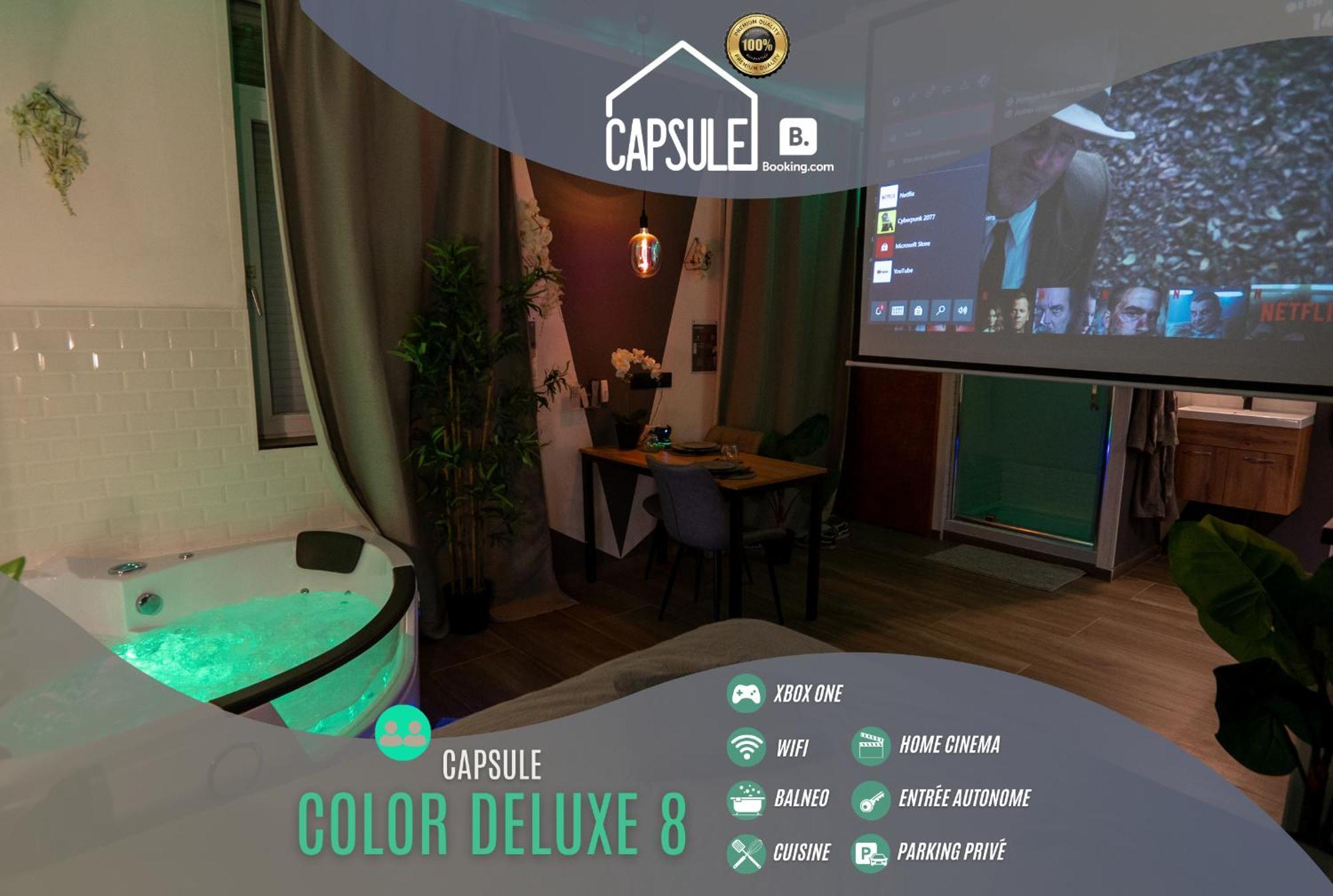 Capsule Color Deluxe Balneo I Ecran Home Cinema I Console De Jeux Trith-Saint-Leger Luaran gambar