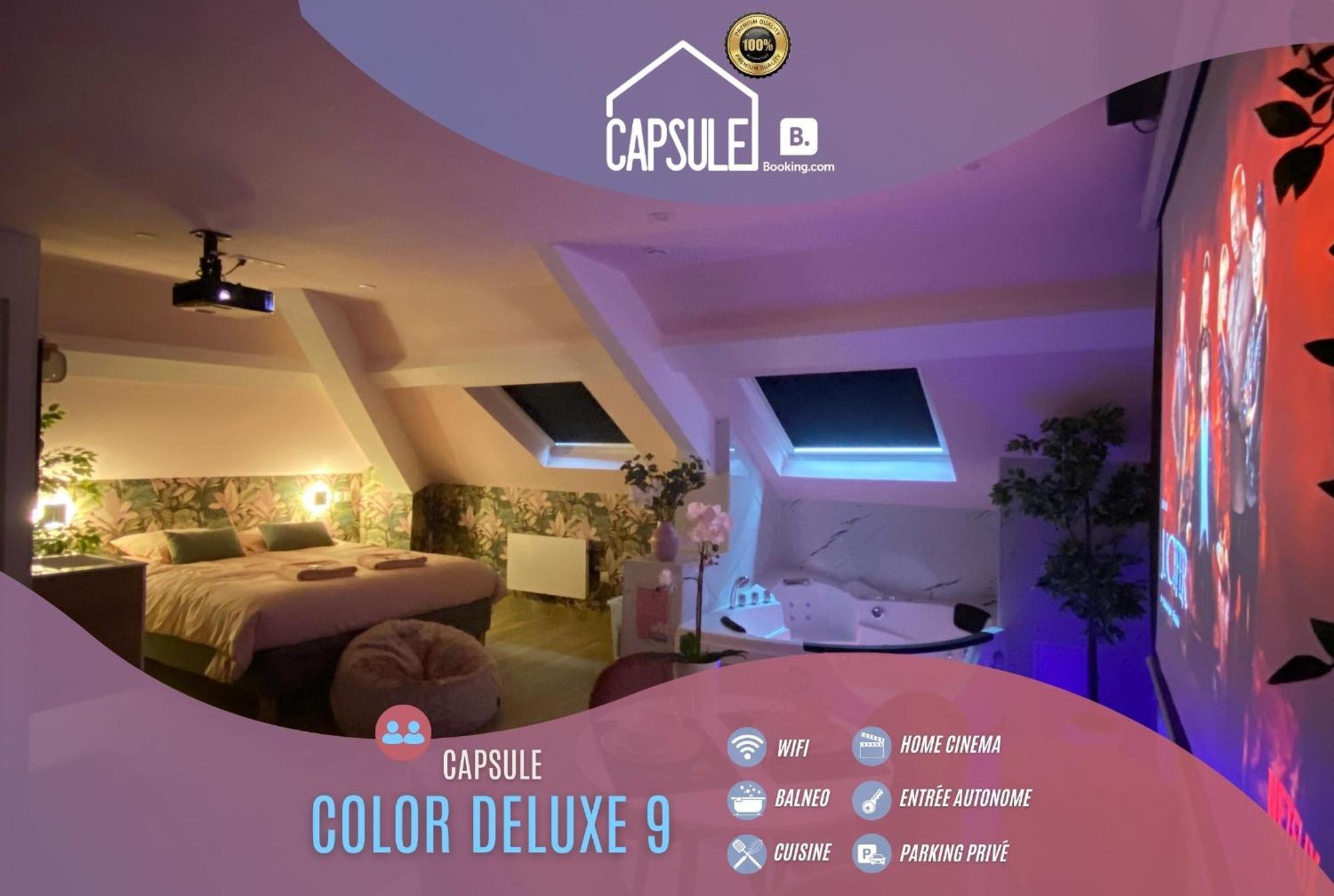 Capsule Color Deluxe Balneo I Ecran Home Cinema I Console De Jeux Trith-Saint-Leger Luaran gambar